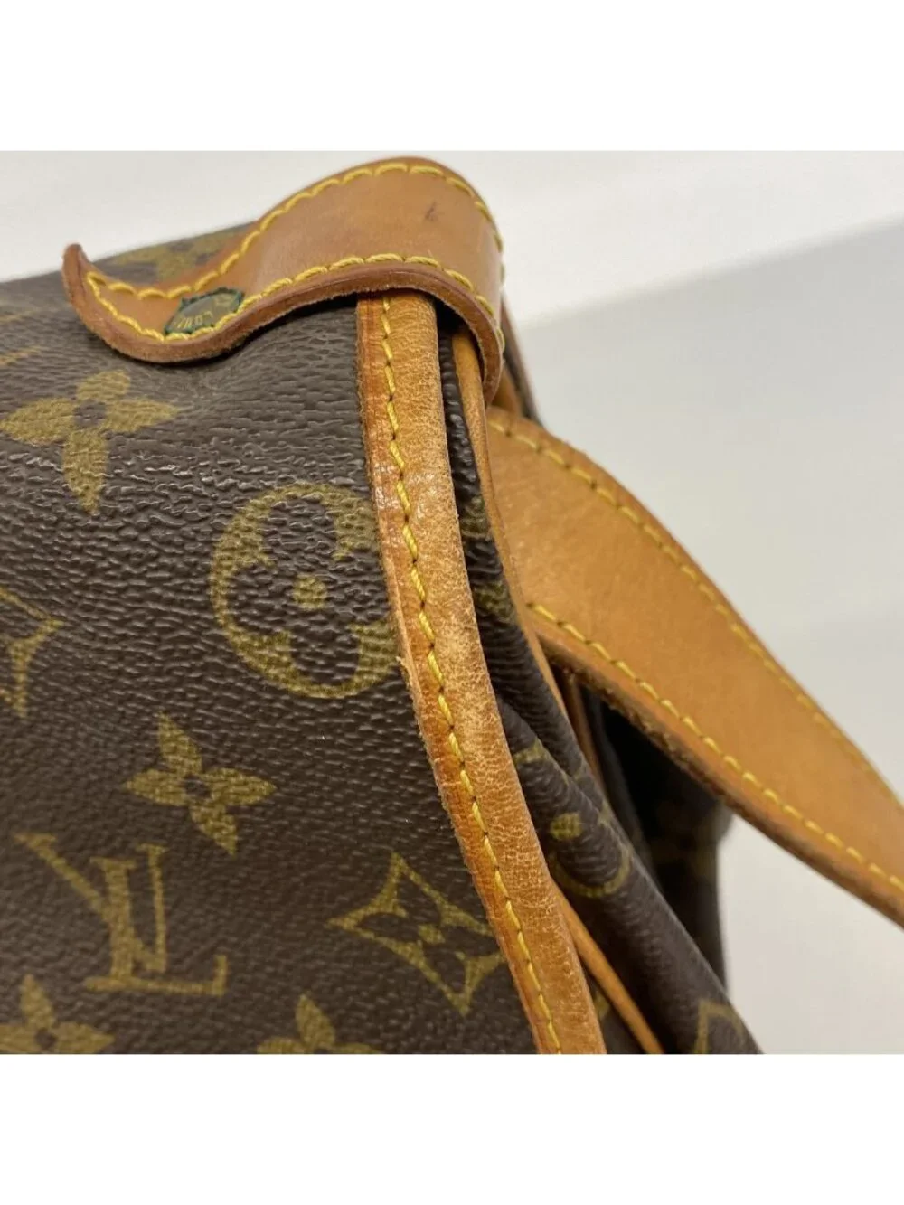 Louis Vuitton Shoulder Bag Monogram Saumur 35 Brown